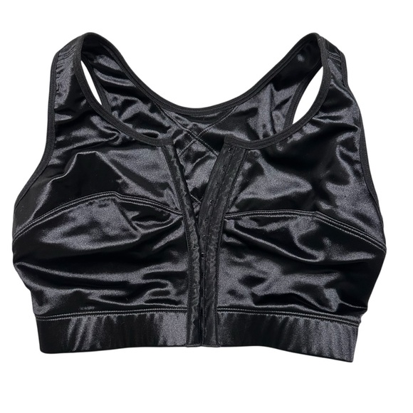 Enell Women’s High Impact Sports Bra In Black Satin Full Coverege Sz.1 Active - Picture 2 of 11